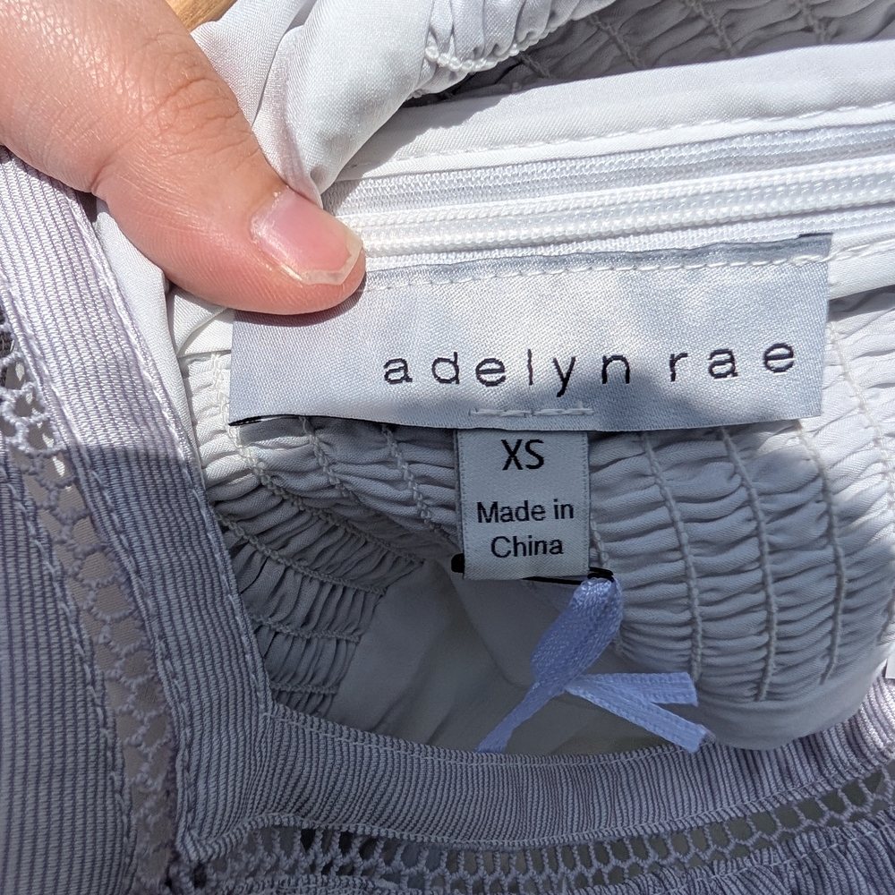 2/30$ Adelyn Rae White Ruffled Jumpsuit - Picture 6 of 10